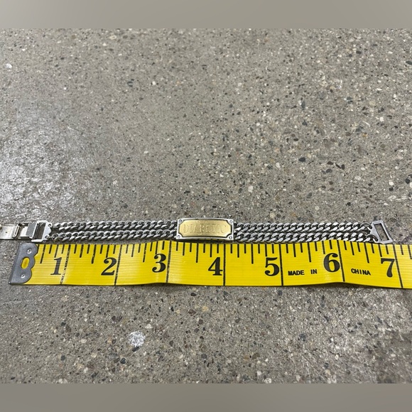 Vintage DIABETIC silver tone bracelet by Speidel USA - Picture 11 of 11